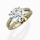 Split Shank Solitaire Engagement Ring