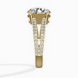 Split Shank Solitaire Engagement Ring