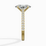 Sorte Solitaire Oval Engagement Ring in Yellow Gold
