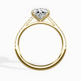 Sorte Solitaire Oval Engagement Ring in Yellow Gold