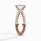 Reverse Shank Solitaire Engagement Ring