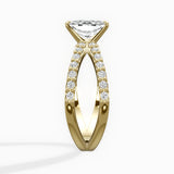 Reverse Shank Solitaire Engagement Ring
