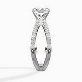Reverse Shank Solitaire Engagement Ring
