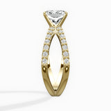 Reverse Shank Solitaire Engagement Ring