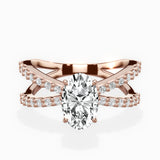 Reverse Shank Solitaire Engagement Ring