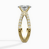 Reverse Shank Solitaire Engagement Ring