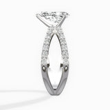 Reverse Shank Solitaire Engagement Ring
