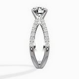 Reverse Shank Solitaire Engagement Ring