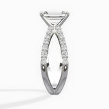 Reverse Shank Solitaire Engagement Ring