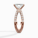 Reverse Shank Solitaire Engagement Ring