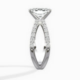 Reverse Shank Solitaire Engagement Ring