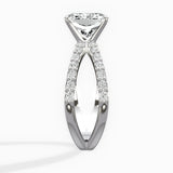 Reverse Shank Solitaire Engagement Ring
