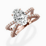 Reverse Shank Solitaire Engagement Ring