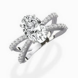 Reverse Shank Solitaire Engagement Ring