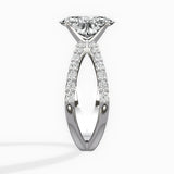 Reverse Shank Solitaire Engagement Ring
