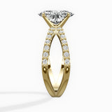 Reverse Shank Solitaire Engagement Ring