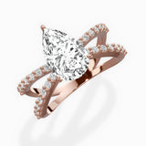 Reverse Shank Solitaire Engagement Ring