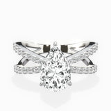 Reverse Shank Solitaire Engagement Ring