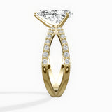 Reverse Shank Solitaire Engagement Ring