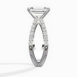 Reverse Shank Solitaire Engagement Ring