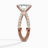 Reverse Shank Solitaire Engagement Ring