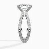 Reverse Shank Solitaire Engagement Ring