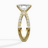 Reverse Shank Solitaire Engagement Ring