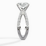 Reverse Shank Solitaire Engagement Ring