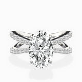 Reverse Shank Solitaire Engagement Ring