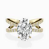 Reverse Shank Solitaire Engagement Ring