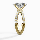 Reverse Shank Solitaire Engagement Ring
