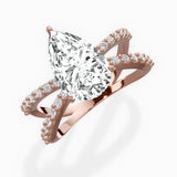 Reverse Shank Solitaire Engagement Ring