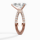 Reverse Shank Solitaire Engagement Ring