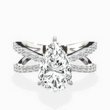 Reverse Shank Solitaire Engagement Ring
