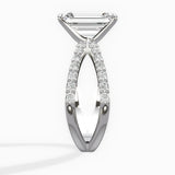 Reverse Shank Solitaire Engagement Ring
