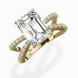 Reverse Shank Solitaire Engagement Ring
