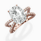 Reverse Shank Solitaire Engagement Ring