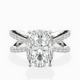 Reverse Shank Solitaire Engagement Ring