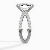 Reverse Shank Solitaire Engagement Ring