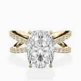 Reverse Shank Solitaire Engagement Ring