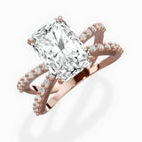 Reverse Shank Solitaire Engagement Ring