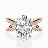 Reverse Shank Solitaire Engagement Ring
