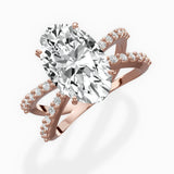 Reverse Shank Solitaire Engagement Ring