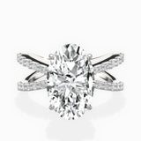 Reverse Shank Solitaire Engagement Ring