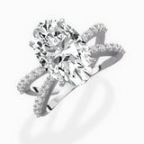 Reverse Shank Solitaire Engagement Ring