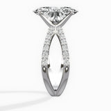 Reverse Shank Solitaire Engagement Ring