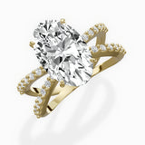 Reverse Shank Solitaire Engagement Ring