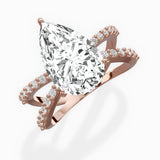 Reverse Shank Solitaire Engagement Ring