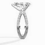 Reverse Shank Solitaire Engagement Ring