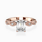 Infinity Solitaire Engagement Ring
